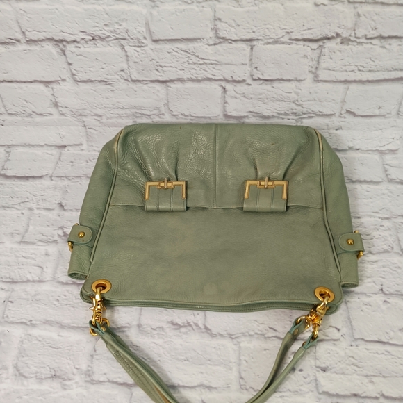 Brahmin green pebbled leather shoulders bag - Picture 15 of 16